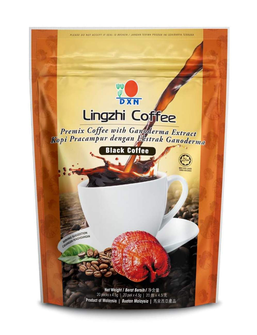 DXN Lingzhi Black Coffee – Ganoderma Coffee for Energy & Wellness